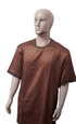 Affordable Up and Down Three Quarter Sleeve Senator Wear Set For Men, Brown | KUA8a