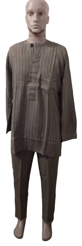 Affordable 2-Pieces Long Sleeve Senator Wear For Men, Brown | KUA17a