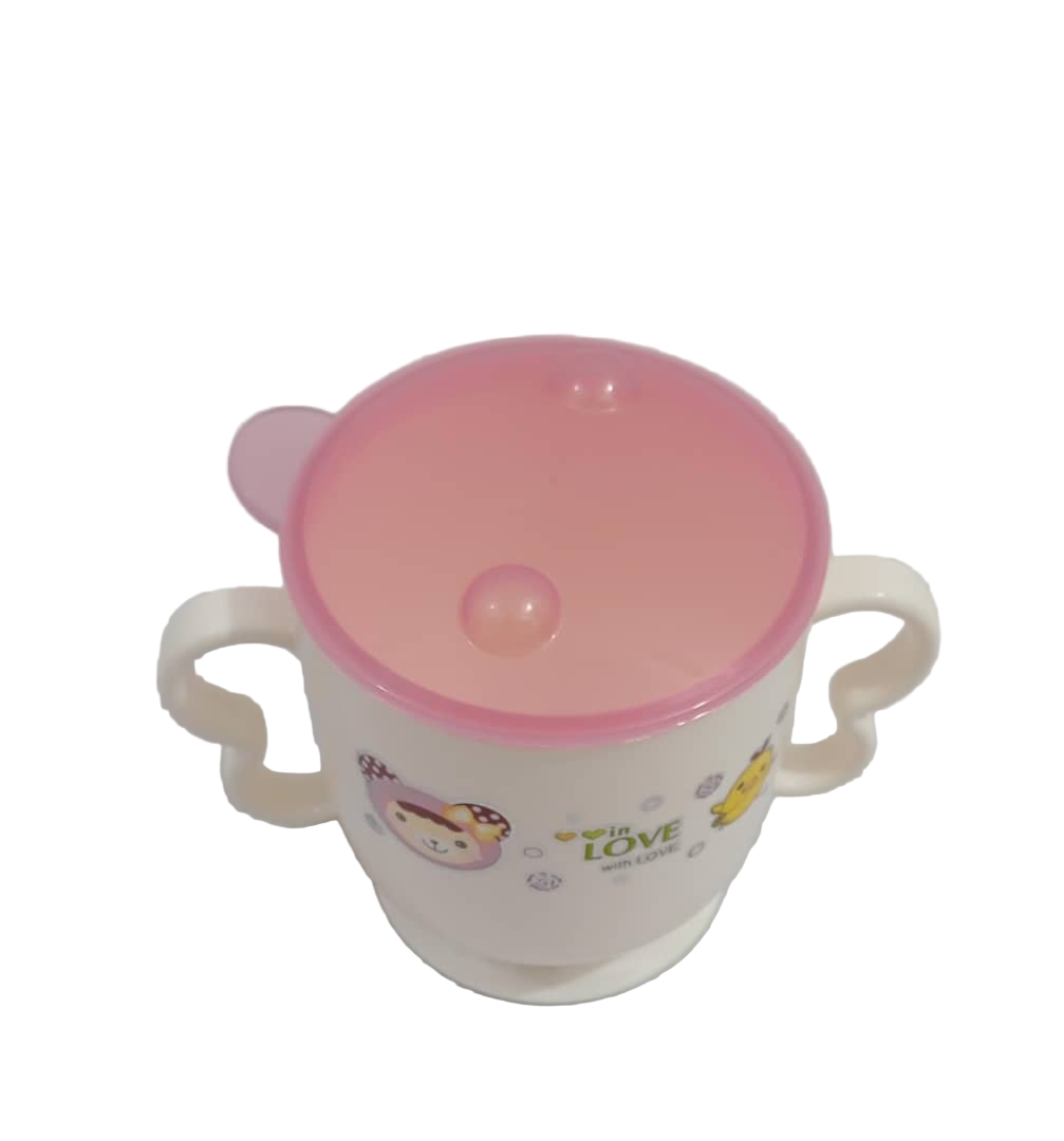 In Love with Love Baby White Cup with Pink Cover| GOM29b