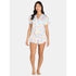 Women’s Valentine’s Day Print Shorty Notch Collar Pajama Set from Way to Celebrate, 2-Piece, Sizes XS-3X  |  WTWL351XA