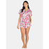 Women’s Valentine’s Day Print Shorty Notch Collar Pajama Set from Way to Celebrate, 2-Piece | WTWL351XB