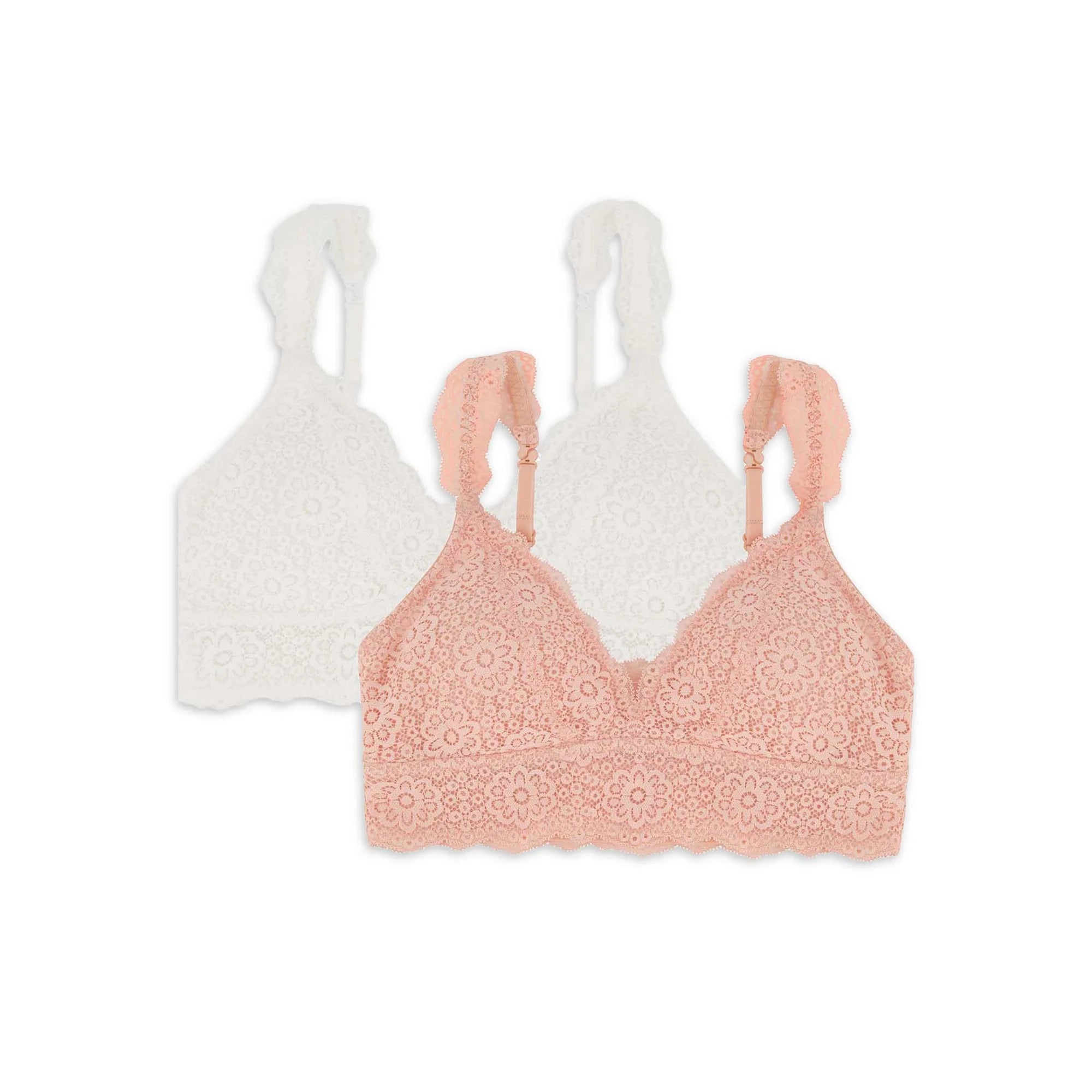 Wonder Nation Lace Convertible Bralette, 2-Pack | WTWL1095XA