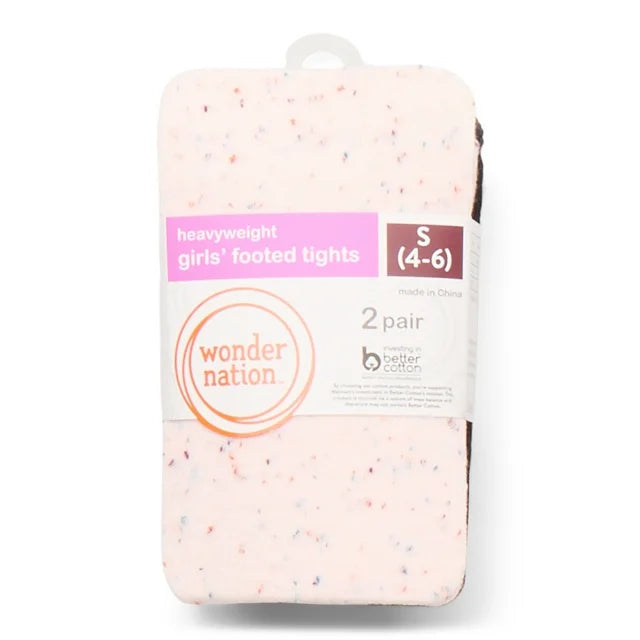 Wonder Nation Girls Sweater Legging, 2-Pack, Sizes S-XL | WTWL449XA