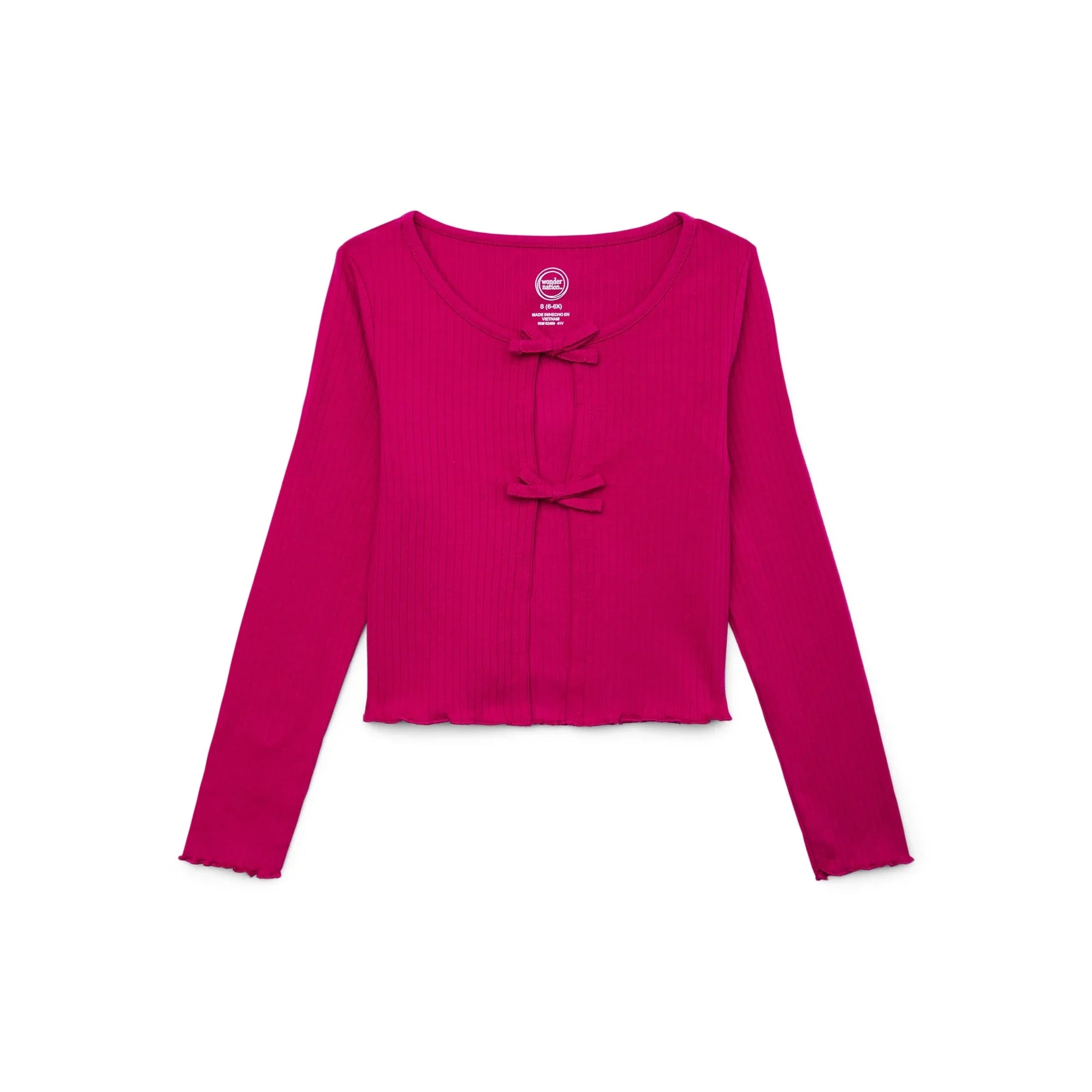 Wonder Nation Tween Girls Long Sleeve Cami-Cardi Set, Sizes 4-18 |  WTWL749XA