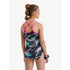 Justice Swirl Print Strappy Back Leotard (Girls ) |  WTWL1034XA