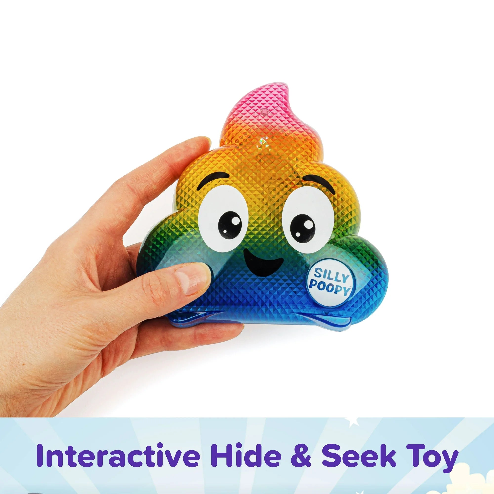 Silly Poopy's Hide & Seek Kids Game, Electronic Interactive Game for Ages 3+ by What Do You Meme? ||  WTWL930XA