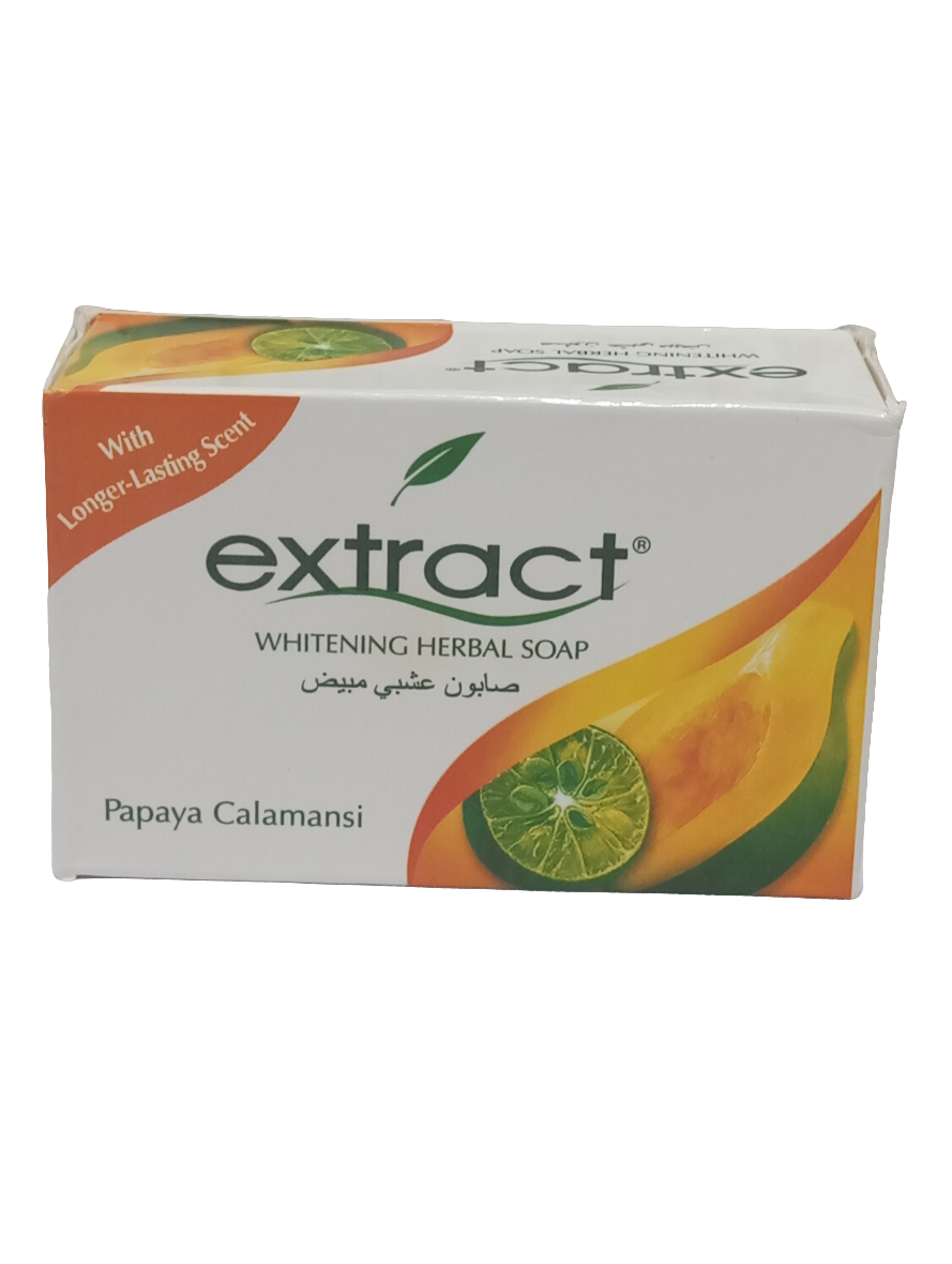 Extract Whitening Herbal Ppaya Soap 125g, White | LME1a