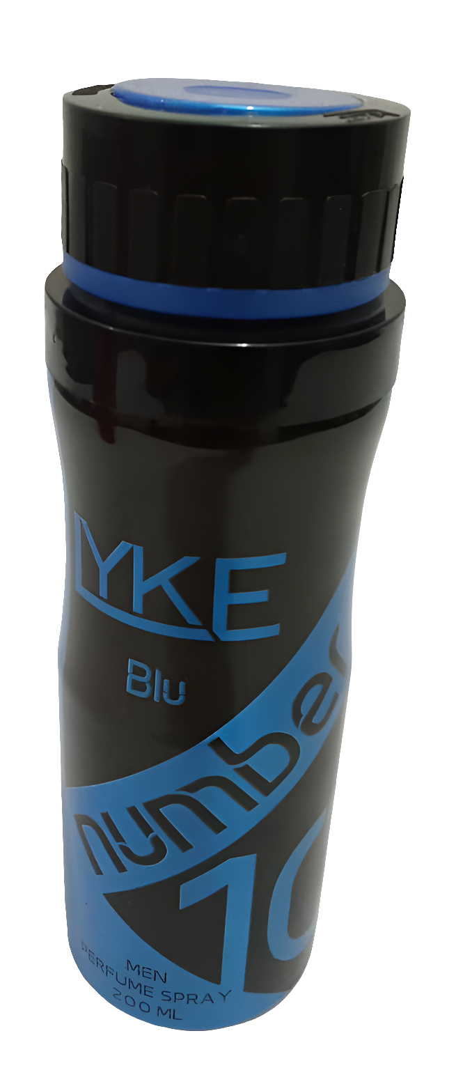 Lyke Blu Number 10 Perfume Spray 200ML, Blue | TNB8c