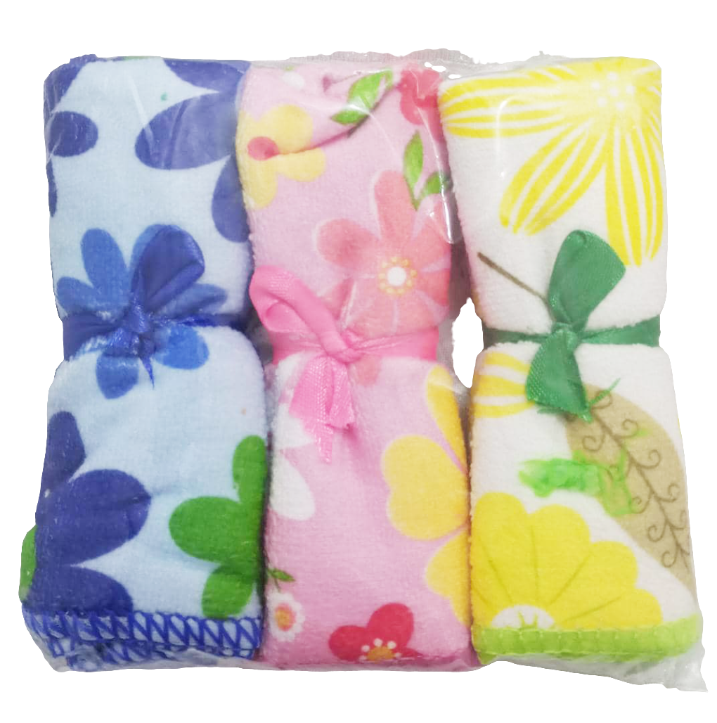 Super Soft Baby Care 3in1 Face Towel/Wash Towel/Mouth Towel Set | NNC6i