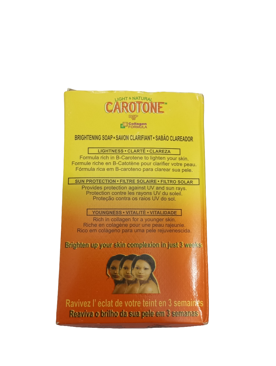 Carotone Brightening Light and Natural Carrot Soap 190g, Orange | BSE14a