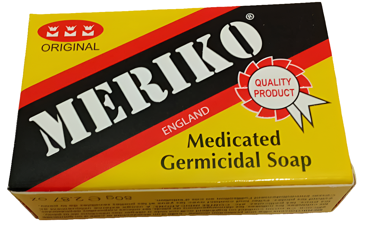 Meriko Medicated Germicidal Soap 80g, Yellow | LME5a