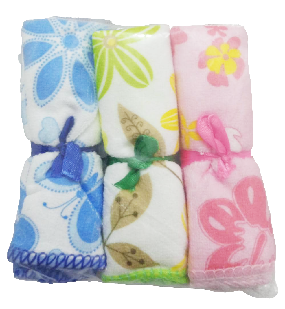 Soft 3in1 Baby Care Face Towel/Wash Towel/Mouth Towel Set | NNC6J