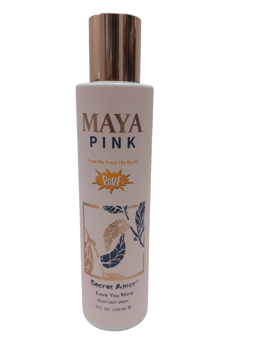 Secret Amor Maya Pink Body Mist Spray 236ML, Pink | TNB26c