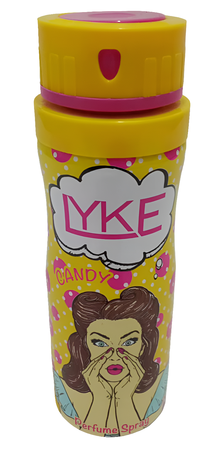 Lyke Candy Perfume Spray 200ML, Yellow | TNB8a