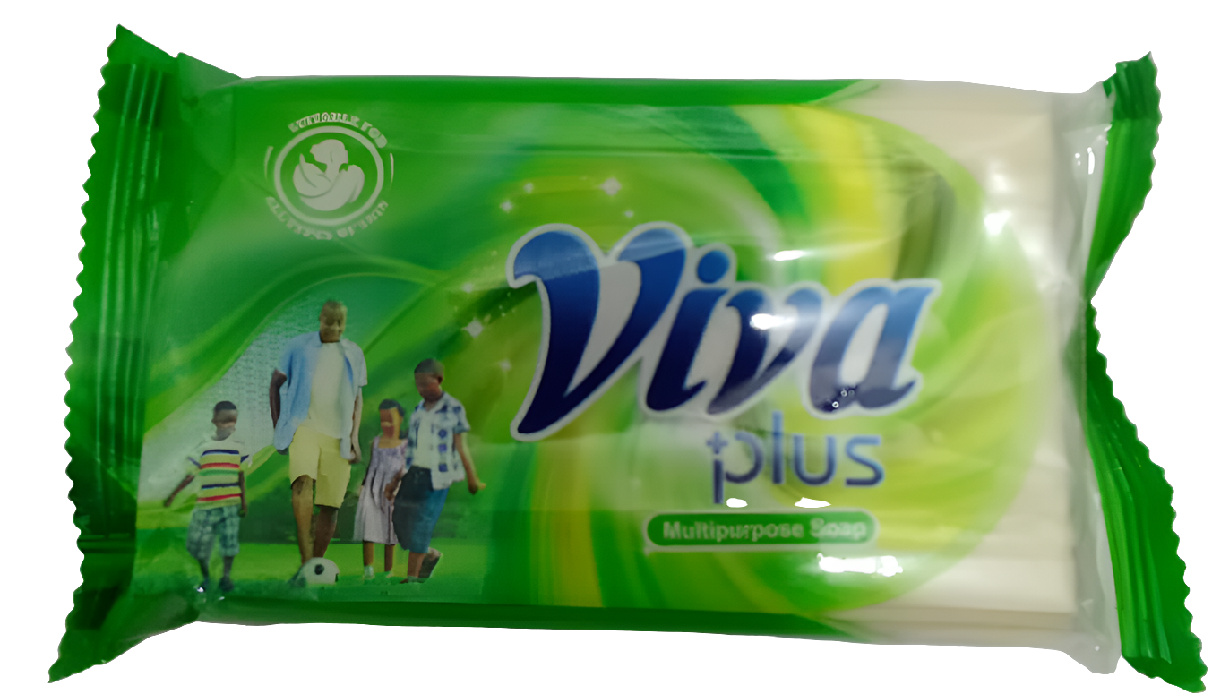 Viva Plus Multi Purpose Bar Soap 250g ,White | CKP4b