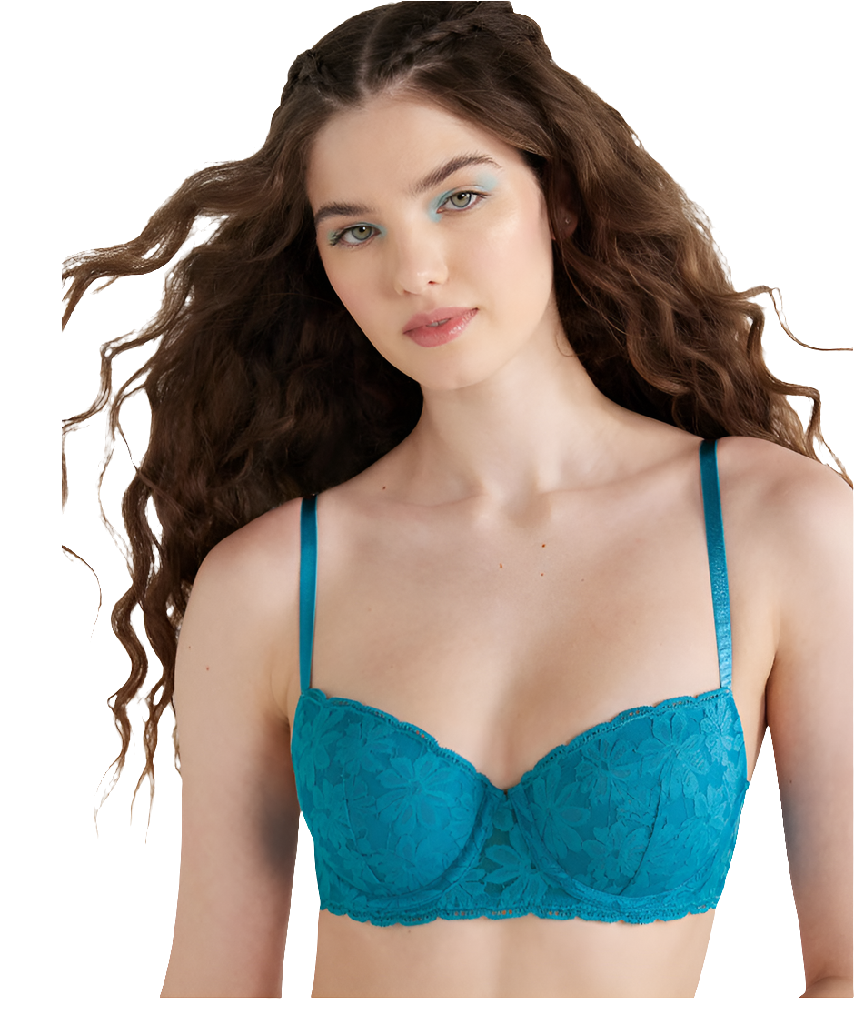 No Boundaries All Over Lace Balconette Bra with Sugarcup™ | WTWL1122XB