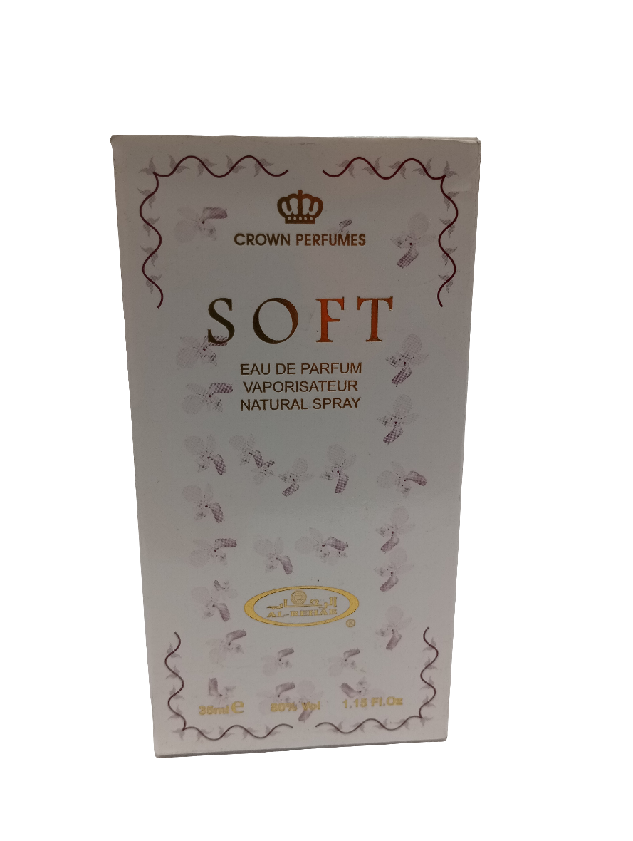 Soft Perfumes Crown Collection Natural Spray 35ML, White | TNB27a