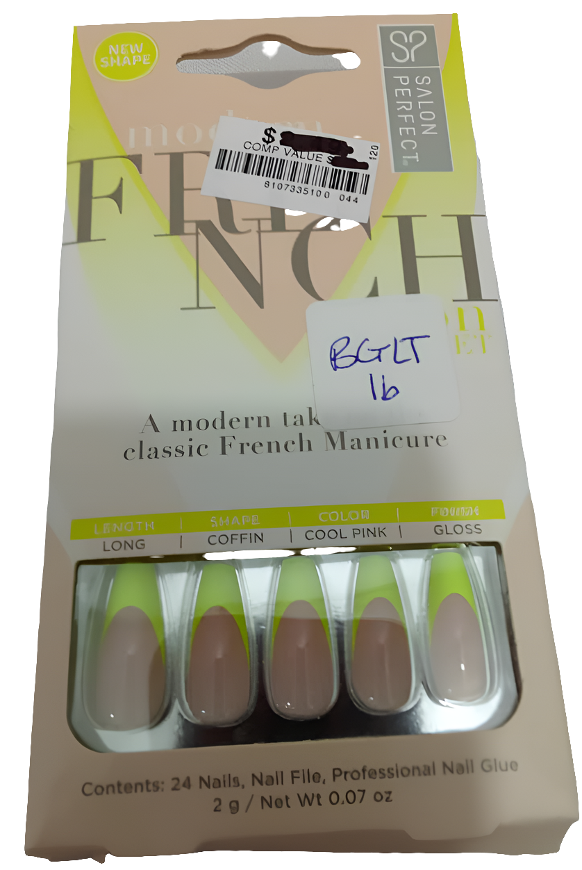 French Nail Set (includes 24 Nails) | BGLT1b