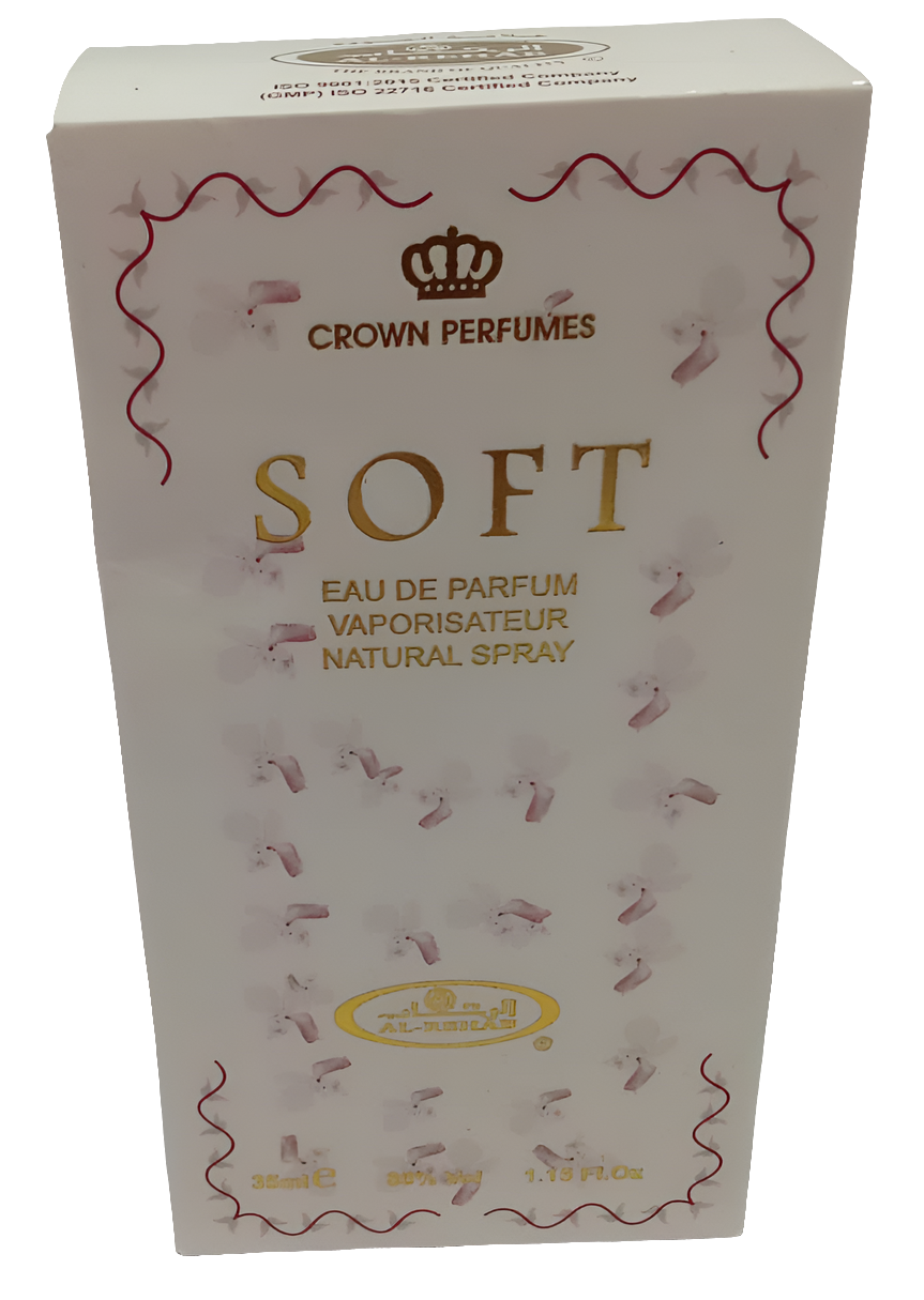 Soft Perfumes Crown Collection Natural Spray 35ML, White | TNB27a