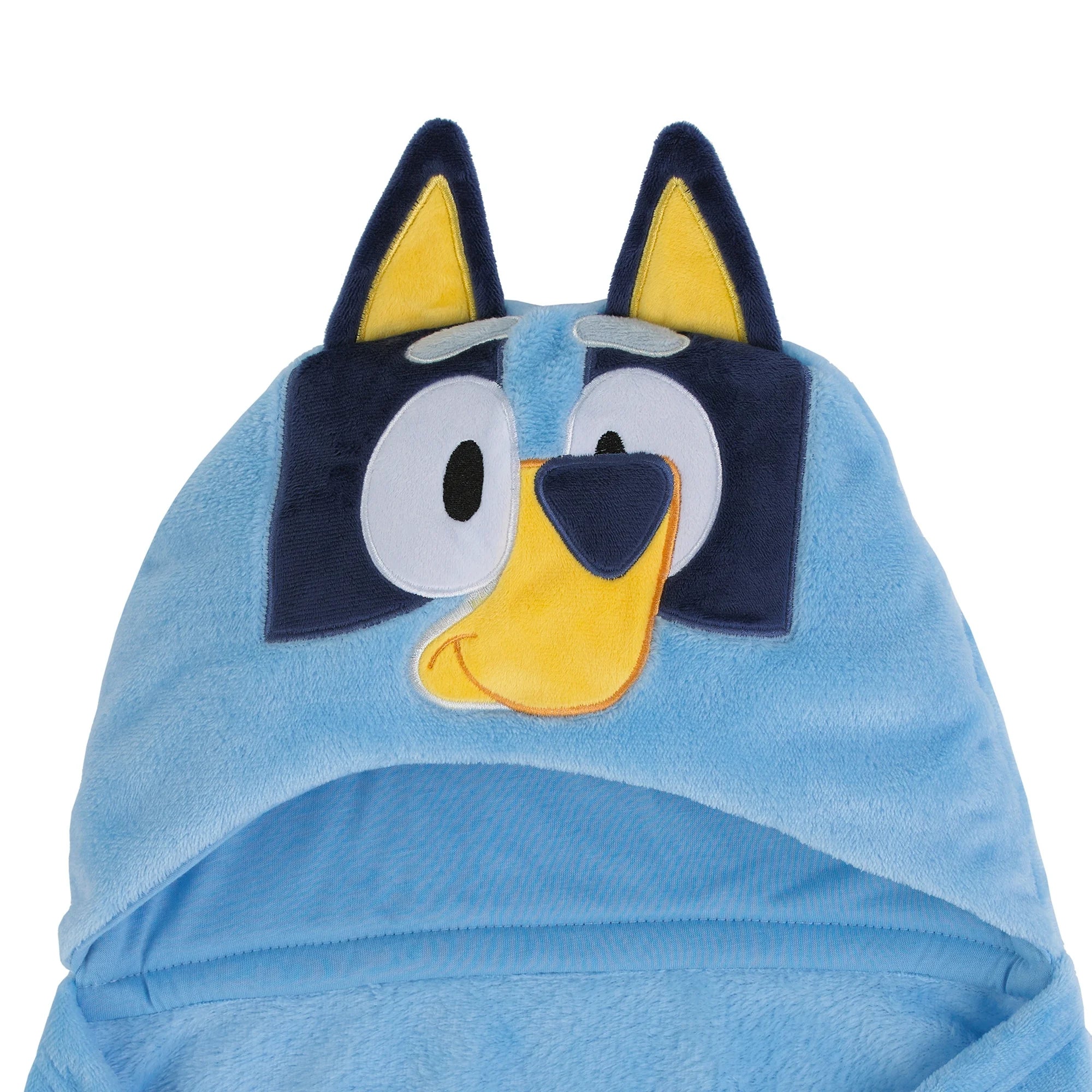 NoJo Bluey Hooded Toddler Blanket, Blue, Toddler Boy or Girl | WTWL913XA