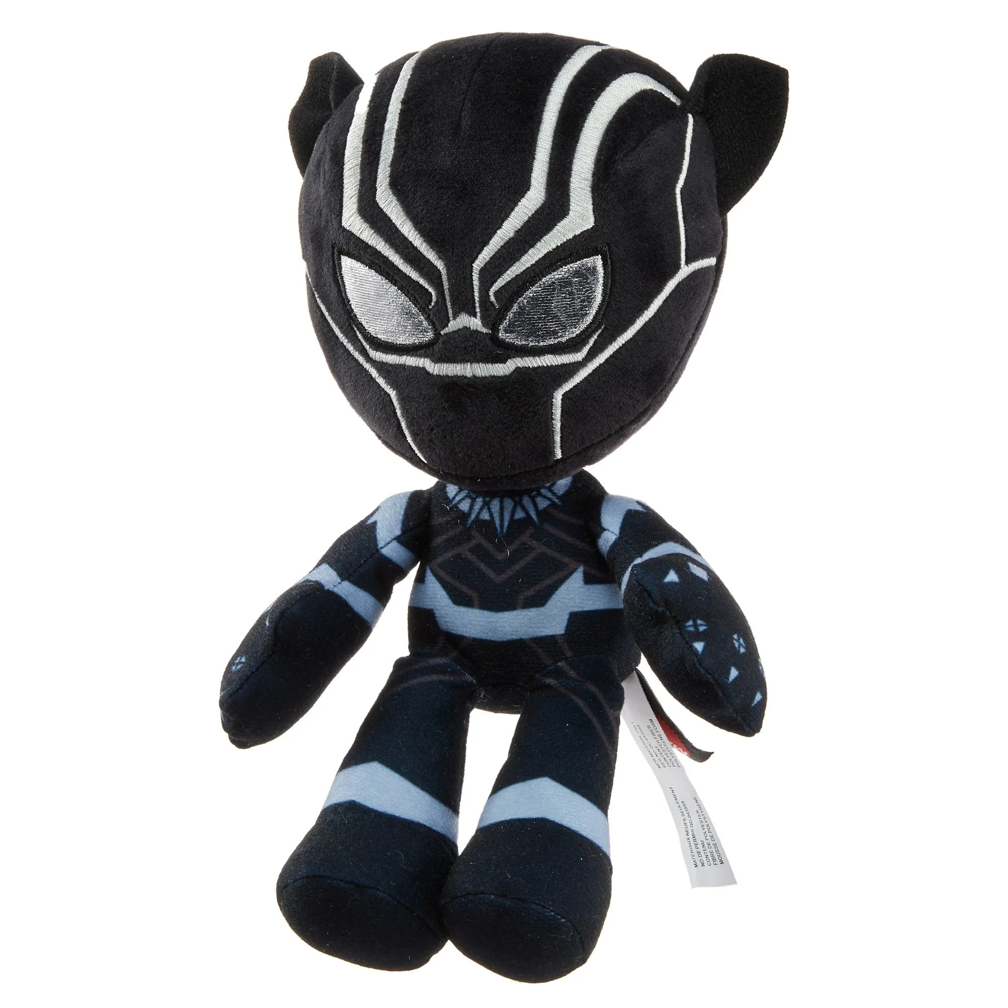 Marvel Plush Character Figure, 8-inch Black Panther Super Hero Soft Doll for Ages 3 Years Old & up | WTWL845XA
