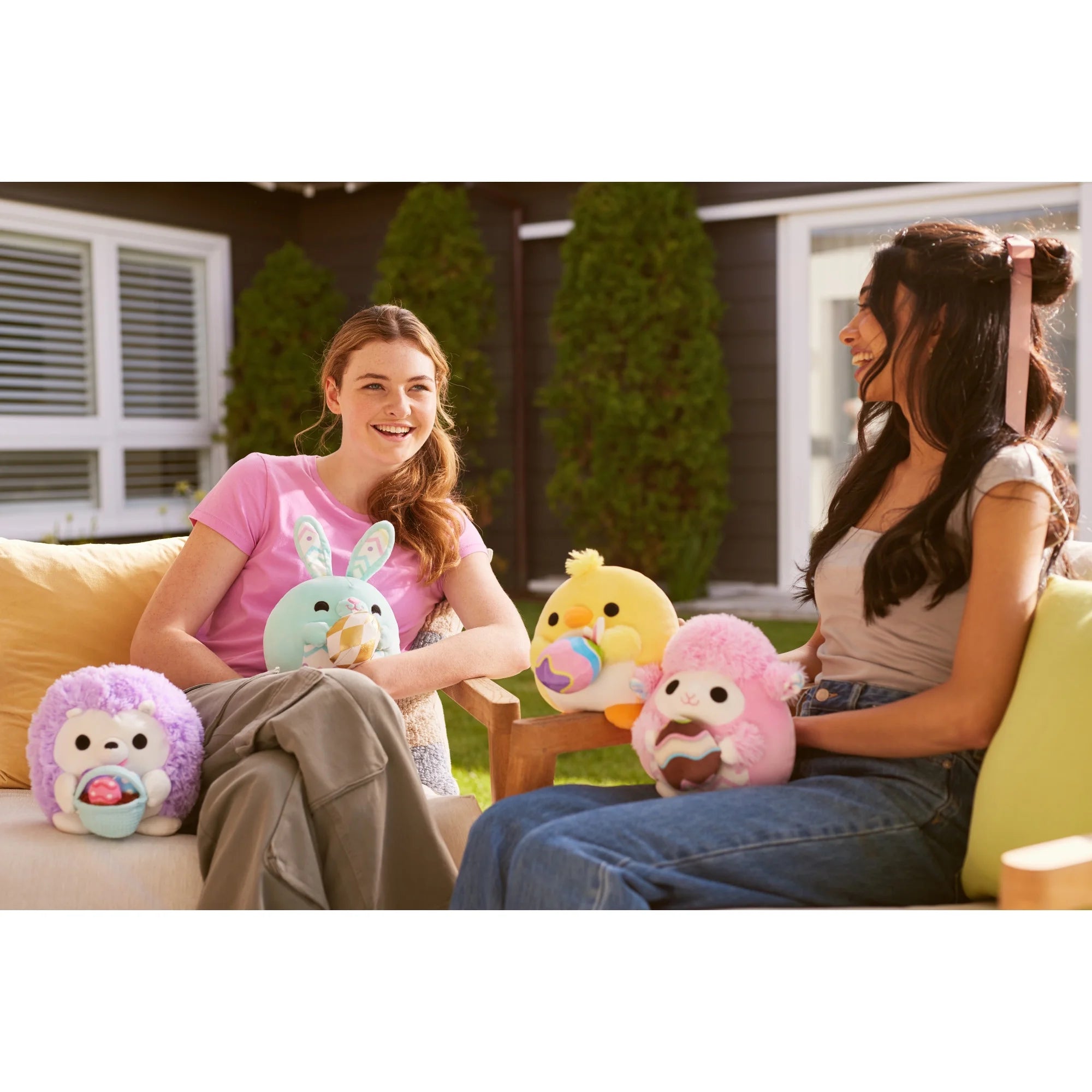 SNACKLES 8 inch Easter Snackle April the Bunny, Ultra Soft Collectible Plush Toy by ZURU | WTWL904XA