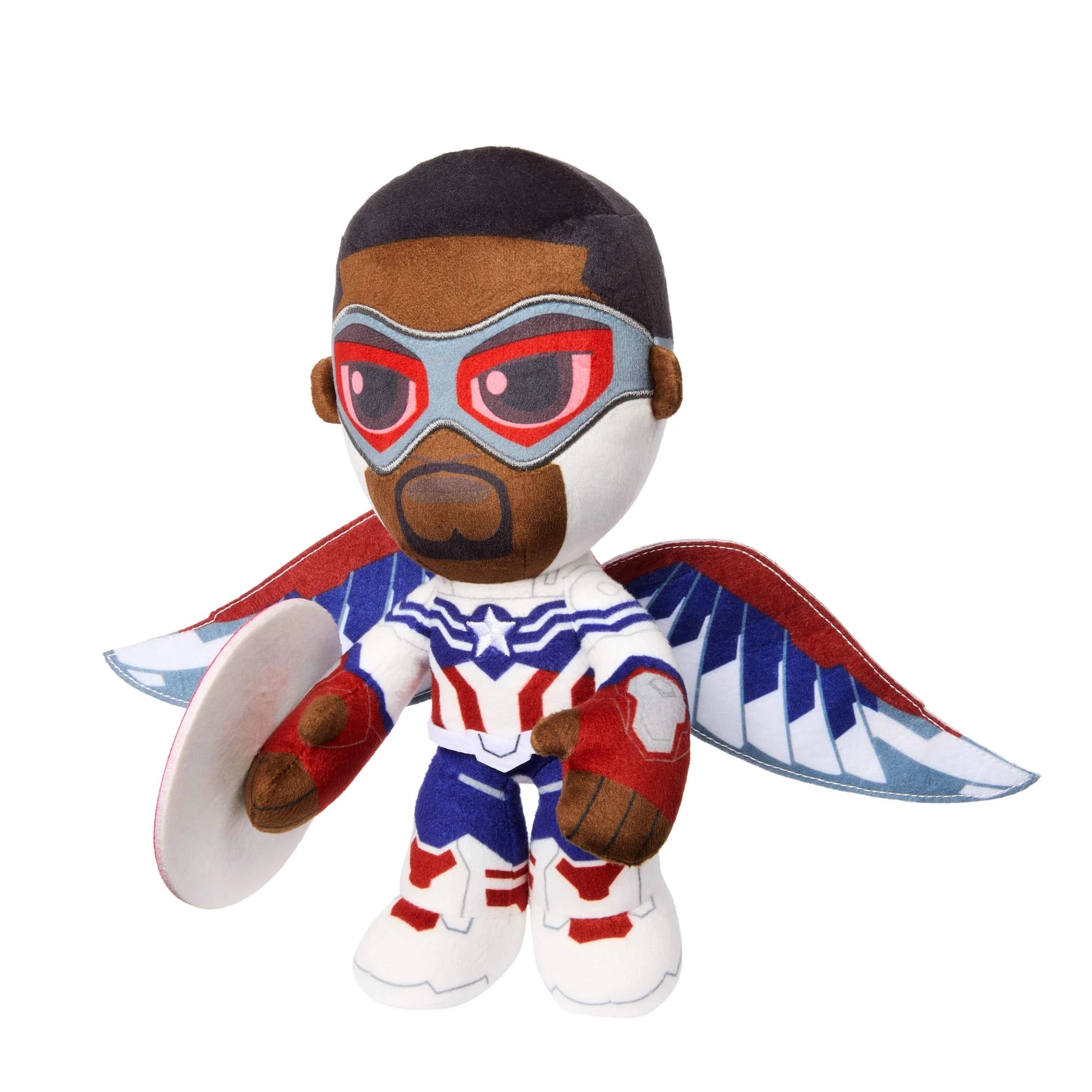 Marvel Plush Captain America: Brave New World Soft Doll, 8-inch Collectible Stuffed Super Hero Figure | WTWL843XA