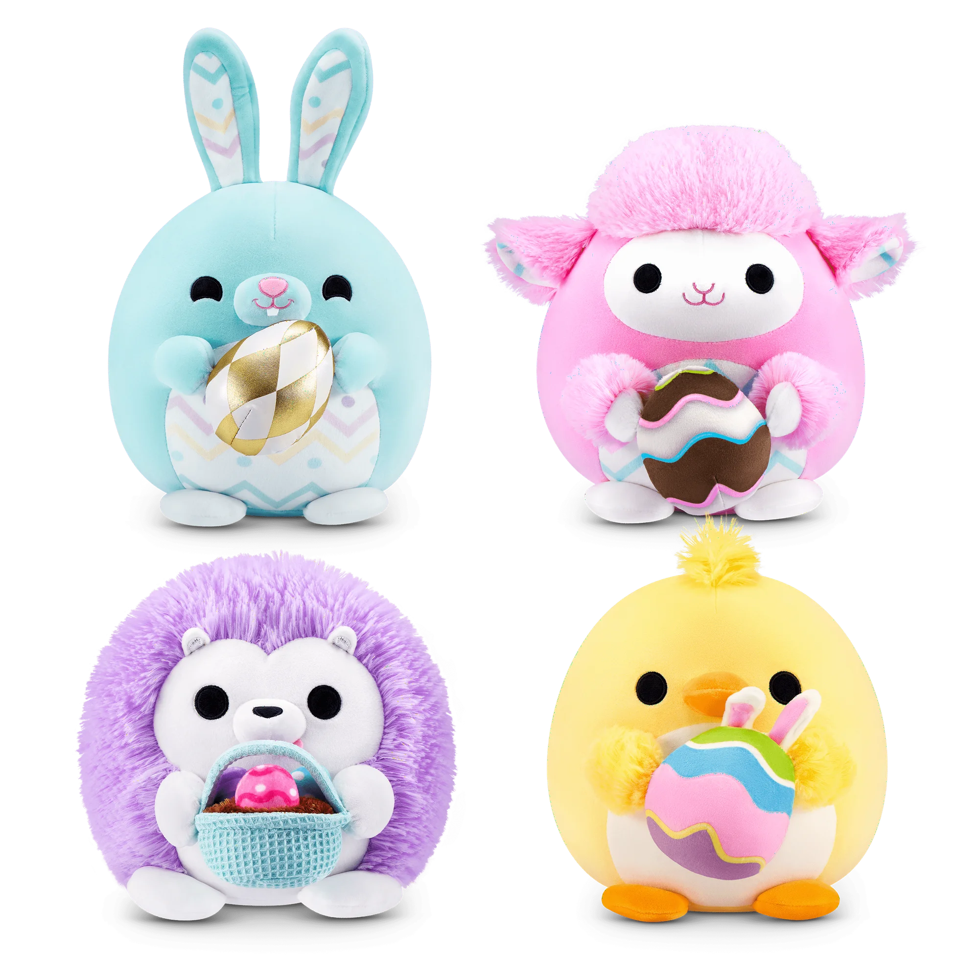 SNACKLES 8 inch Easter Snackle April the Bunny, Ultra Soft Collectible Plush Toy by ZURU | WTWL904XA