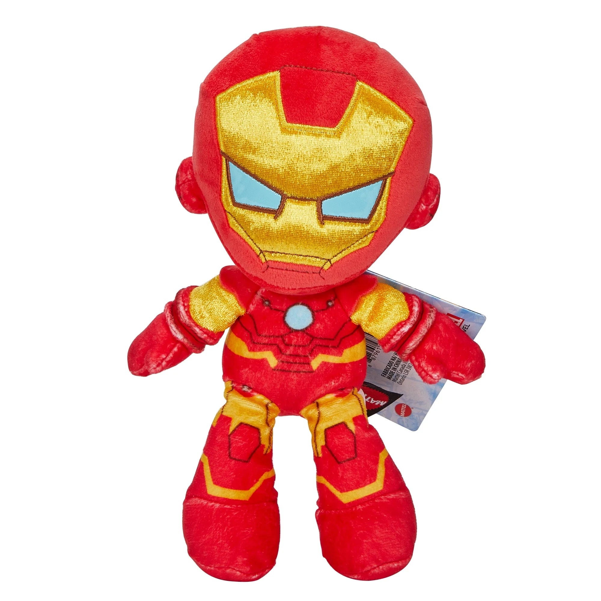 Marvel Plush Character, 8-inch Ironman Super Hero Soft Doll for Ages 3 Years Old & up | WTWL847XA