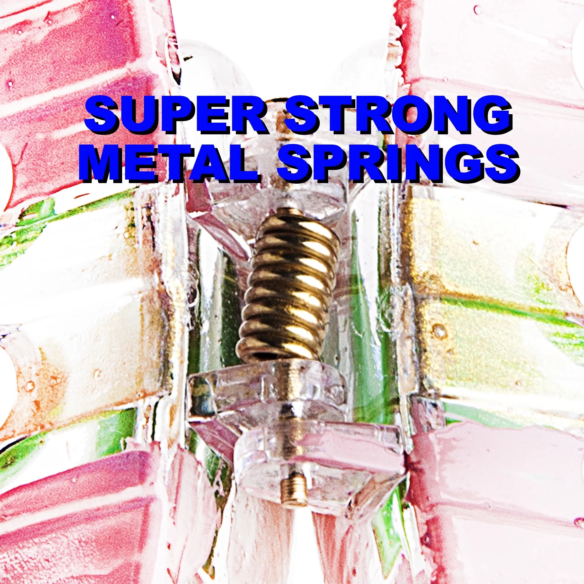 Enchante Wide-Curved No-Slip Claw Clips, Multicolor & Peach Painted, 2 Ct  |  WTWL1111XA