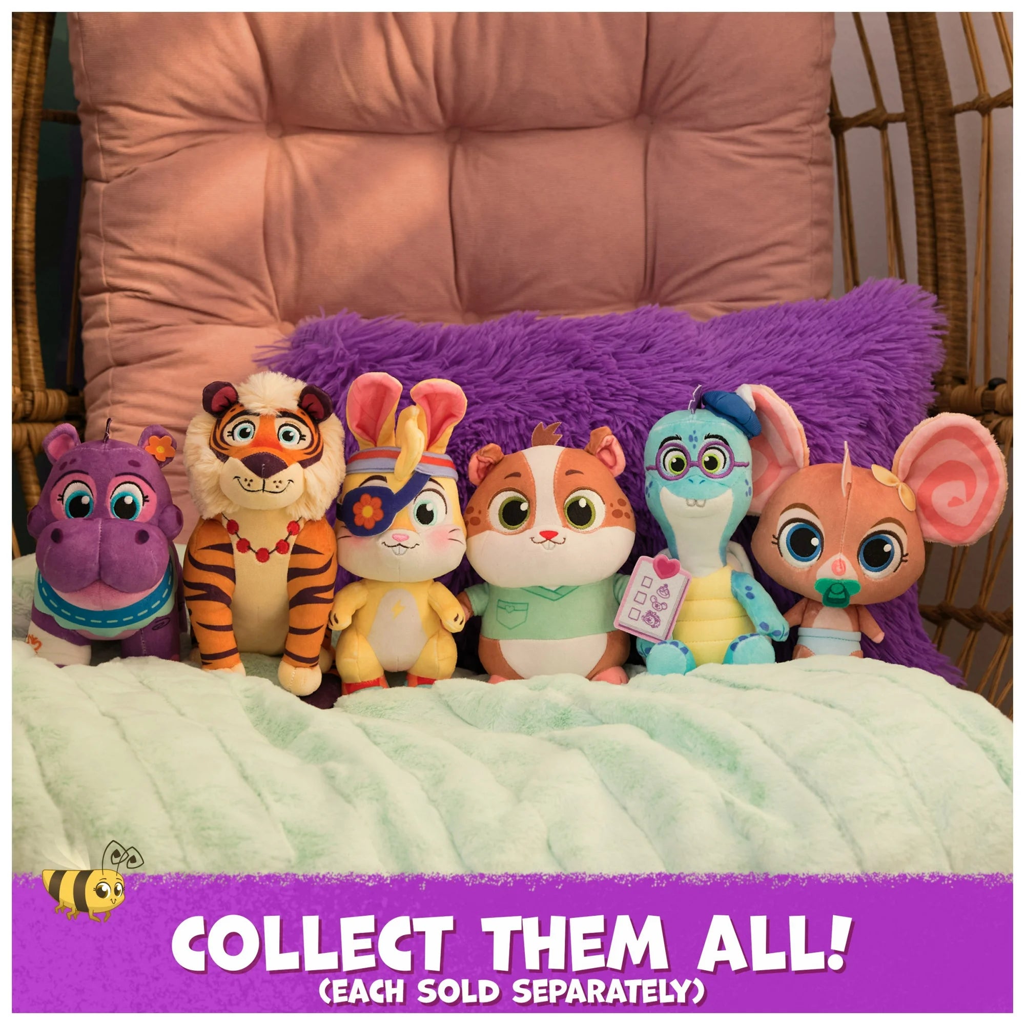 Vida the Vet, 9-Inch Zig Zag Plush Toy, for Kids Ages 3+ | WTWL848XA