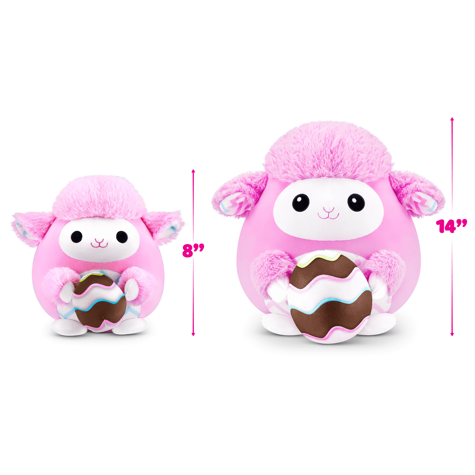 SNACKLES 8 inch Easter Snackle Anna the Lamb, Ultra Soft Collectible Plush Toy by ZURU | WTWL904XB