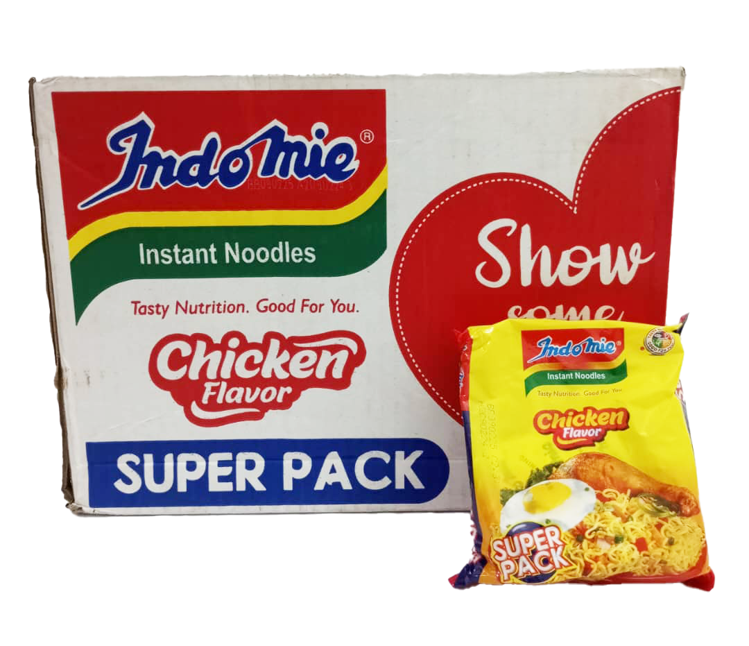 Indomie Instant Noodles Chicken Flavour Super Pack, 120gx40 | KMS7a