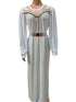 Beautiful Classic Long Gown (Dress) for Ladies XL, White | GBN3b