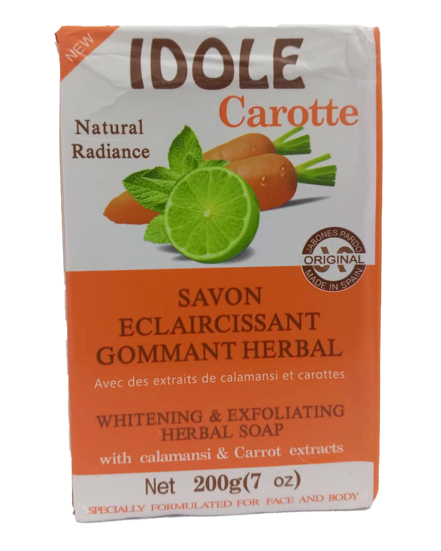 Idole Carotte Whitening & Exfoliating Herbal Soap 7.Oz 205g | CDC88a