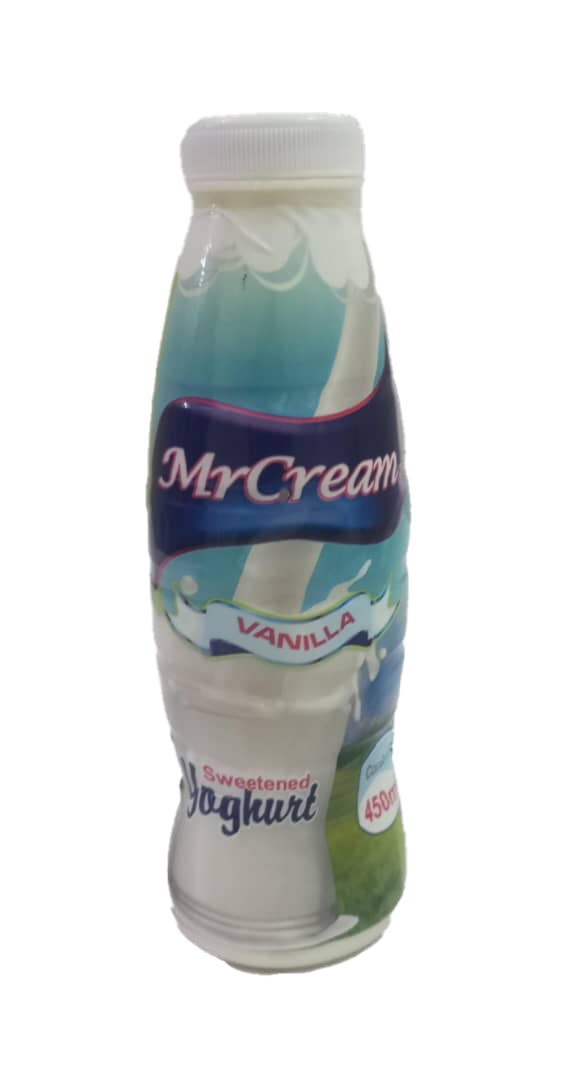 Mr Cream Vanilla Sweetened Yoghurt, 450ML | BCL26a