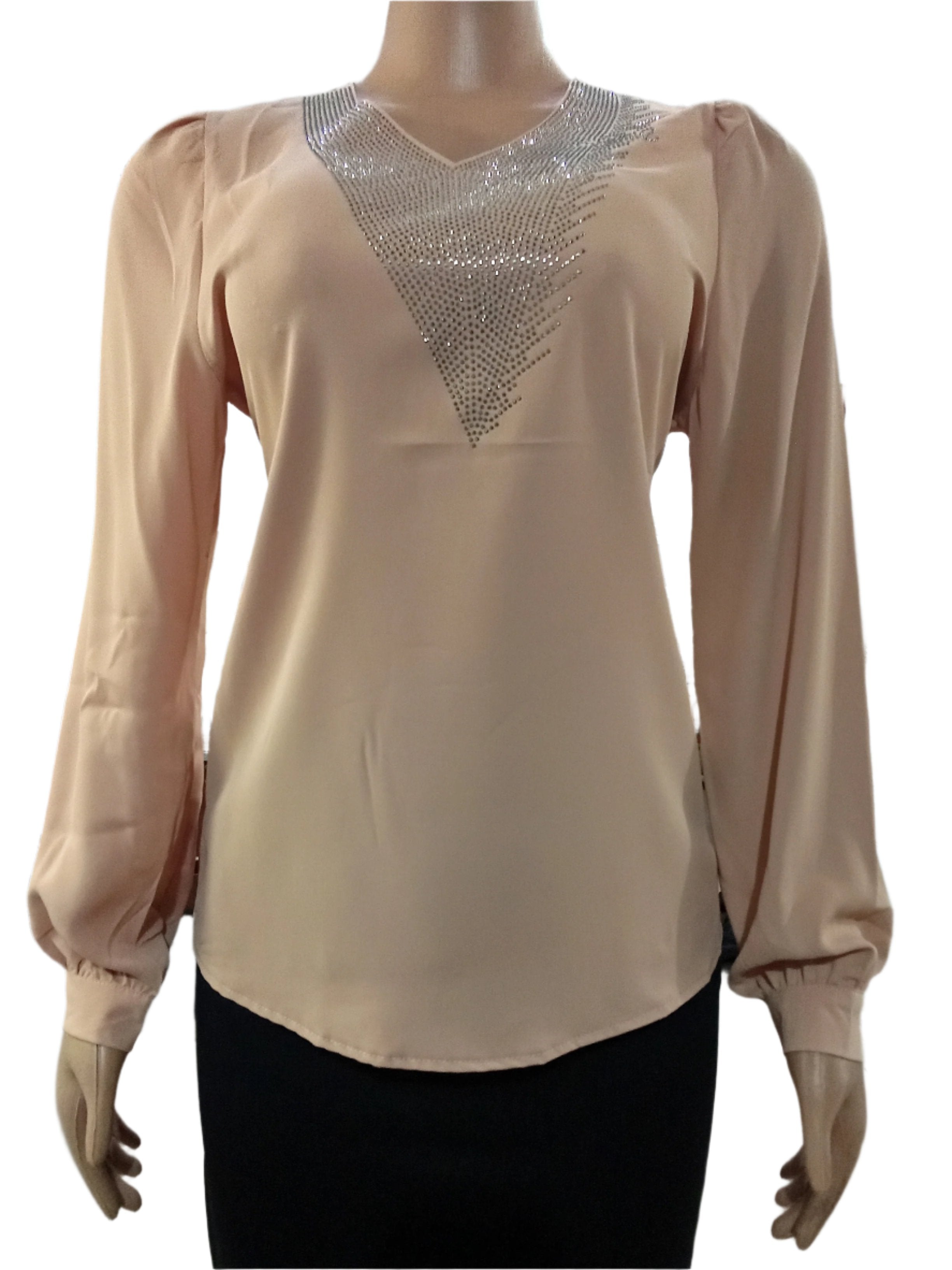 Super Fancy Classy Top (Shirt, Blouse) for Ladies 2XL, Brown | MNE7b