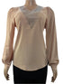 Super Fancy Classy Top (Shirt, Blouse) for Ladies 2XL, Brown | MNE7b