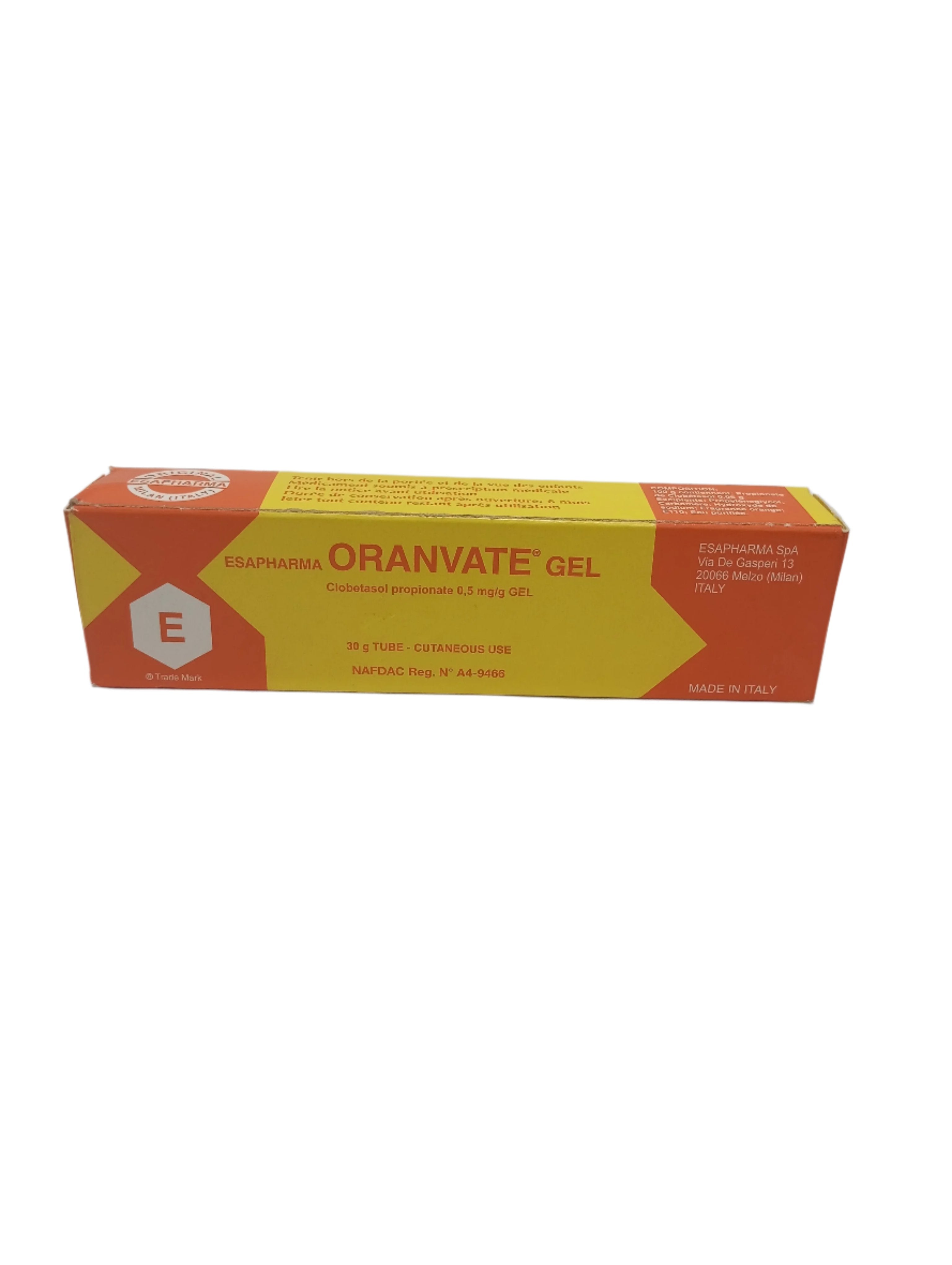 Esapharma Oranvate Gel 30g, Yellow | BSE24a