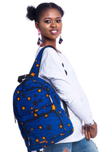 Classy Ankara Bipocket Backpack | RDNG44b