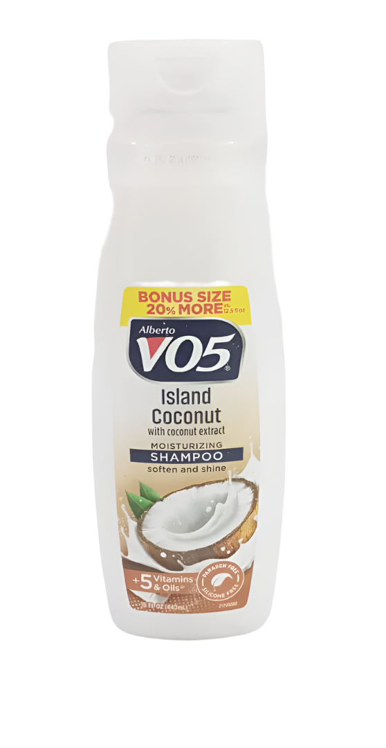 Alberto VO5 Island Coconut with Coconut Extract Moisturizing Shampoo, 443ML | UGM28a