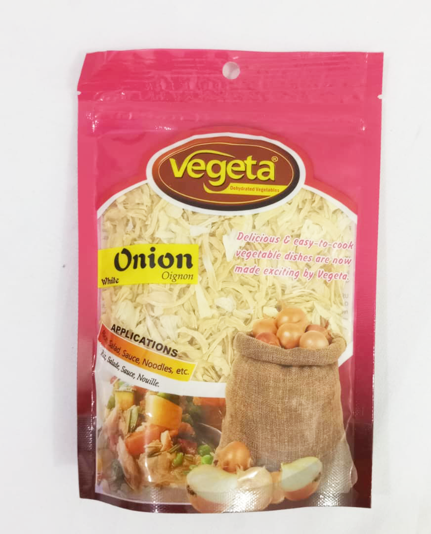 Dehydrated Vegeta Onion and Oignon 100g, Pink | GNV11a