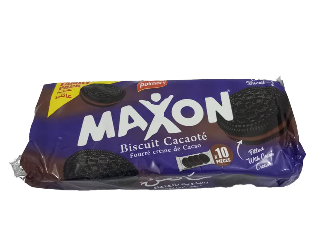 Palmary Maxon Biscuit Filled with Cocoa Cream,  380g |GMP16a