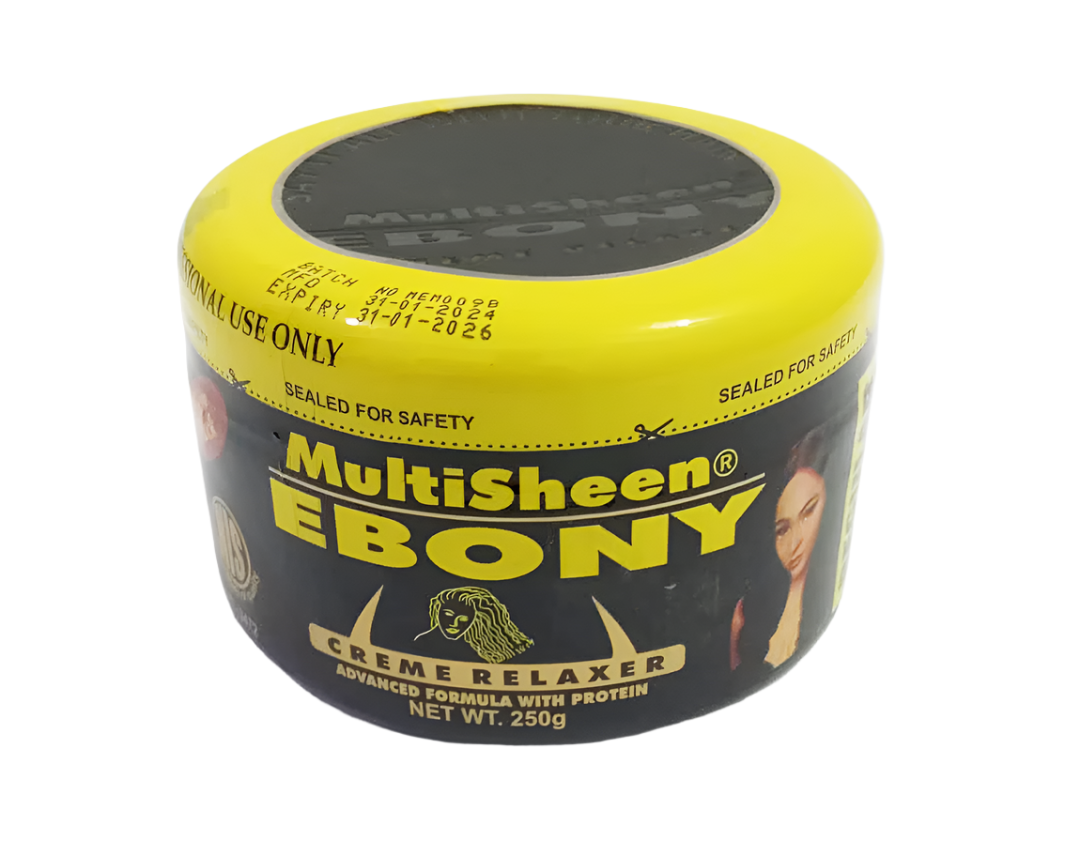 MultiSheen Ebony Creme Relaxer Advanced Formular with Protein, 250g | UGM10a