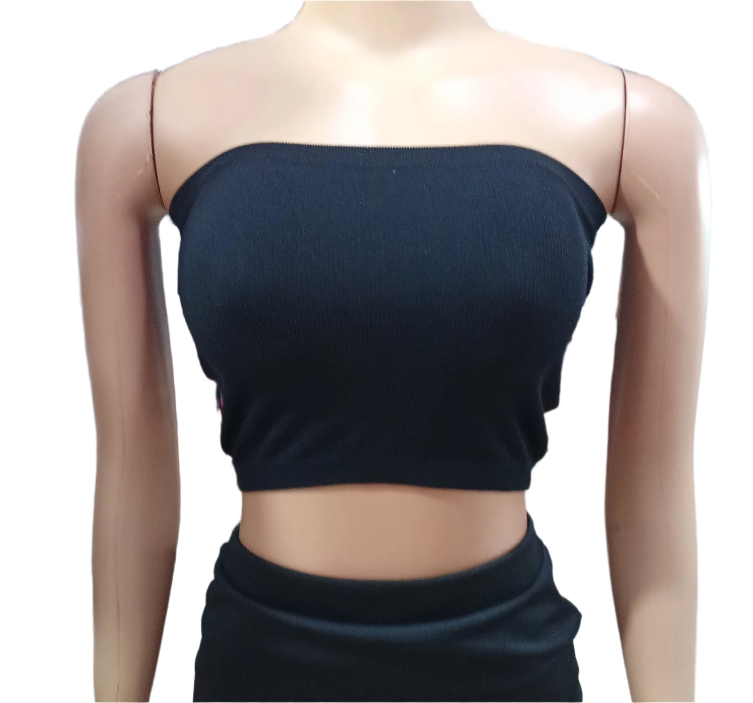 Black Tube Tank Top for Ladies | RSSJ25