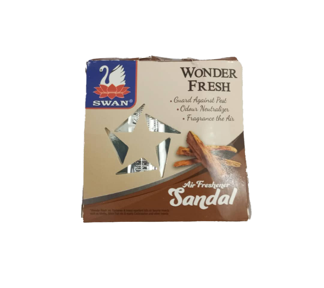 Swan Wonder Fresh Air Freshner Sandal, Brown, 65g, | EVG3b