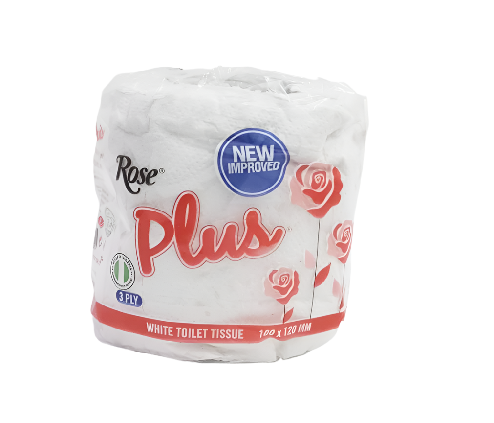 New Improved Rose Plus White Toilet Tissue, 120MM | GMC1b