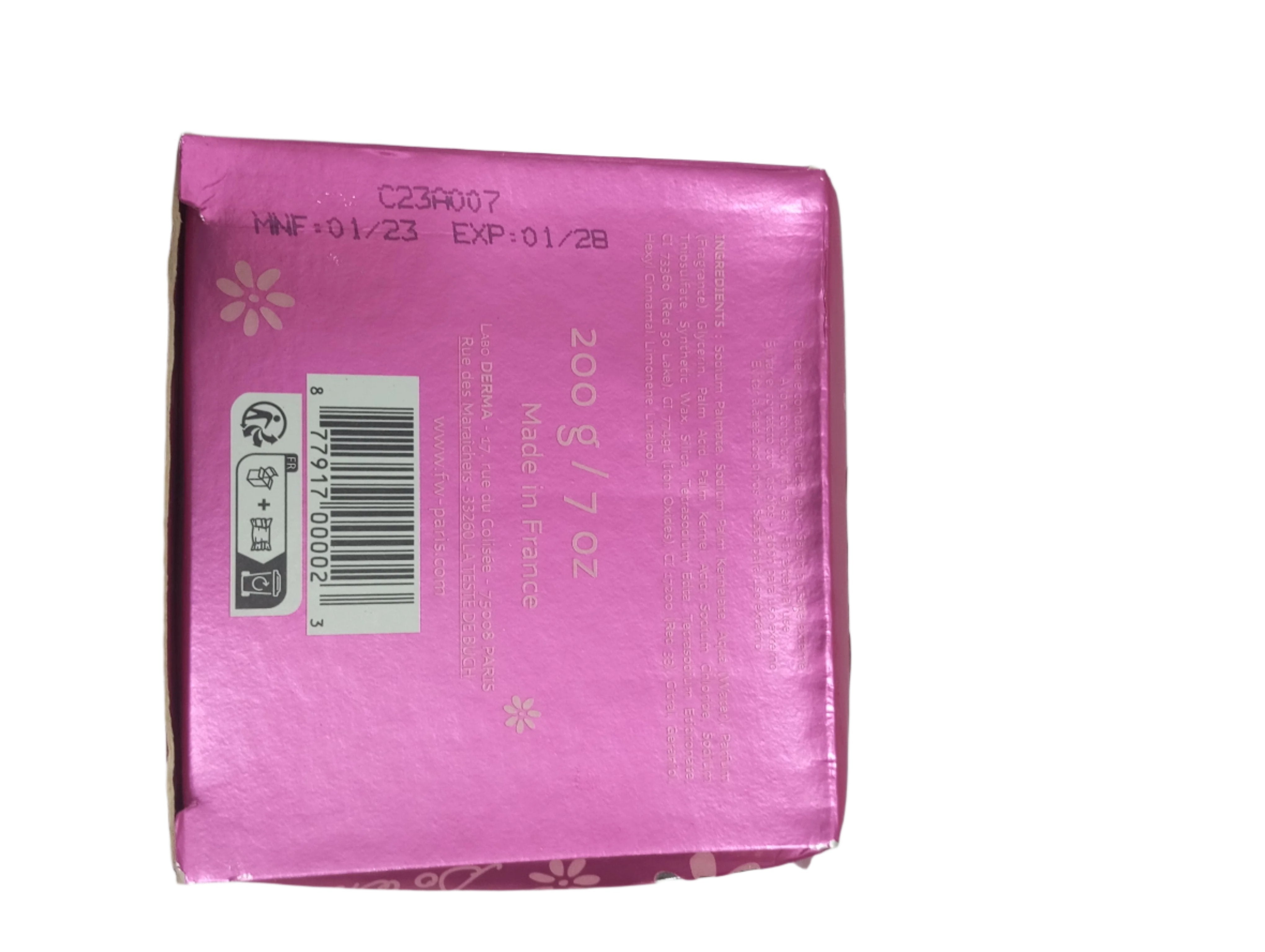 Fair and White Paris So White! Savon Exfoliating Soap 200g, Pink | TNB2a