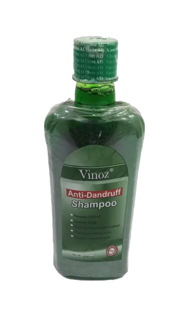 Vinoz Anti-Dandruff Shampoo, 450ML | UGM25a