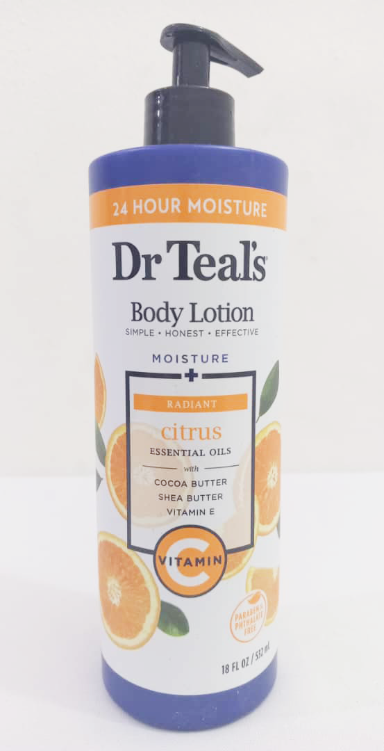 Doctor Teal's Body Lotion Citrus 18fl.Oz 532ML | MLD80a